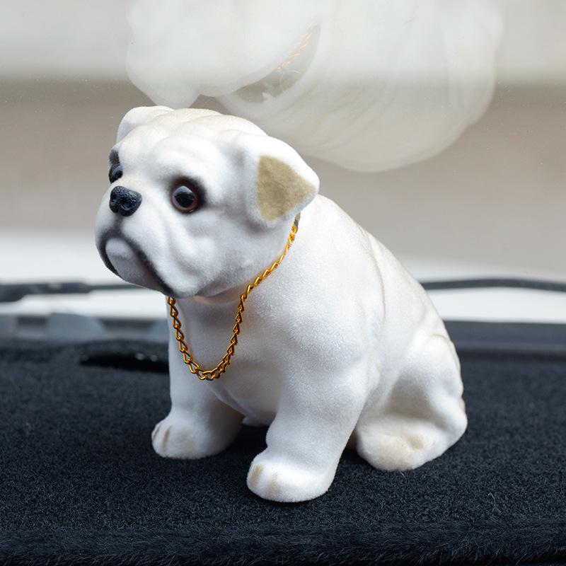Cute Creative Car Doll Shaking Head Dog Ornaments Car Interior Decorations