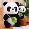 Cute Big Panda Plush Toy Realistic Design Souvenir Fiber Cotton Gift Stuffed