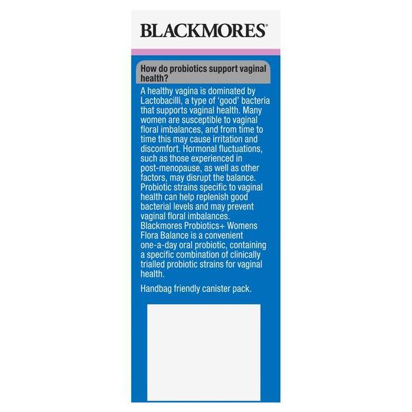 [BLACKMORES] Пробиотики+ Женская Флора Баланс 30 КАПС