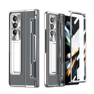 HD прозрачный полный корпус закаленное стекло пленка чехол для Samsung Galaxy Z Fold 4 5g Fold3 Fold4 Fold 3 Kickstand телефон чехол