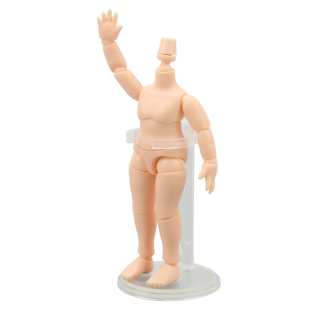Doll Body 4.1 Inch High Flexible Joints Semi Finished Durable Plastic Cement Ball Joint Doll Body
