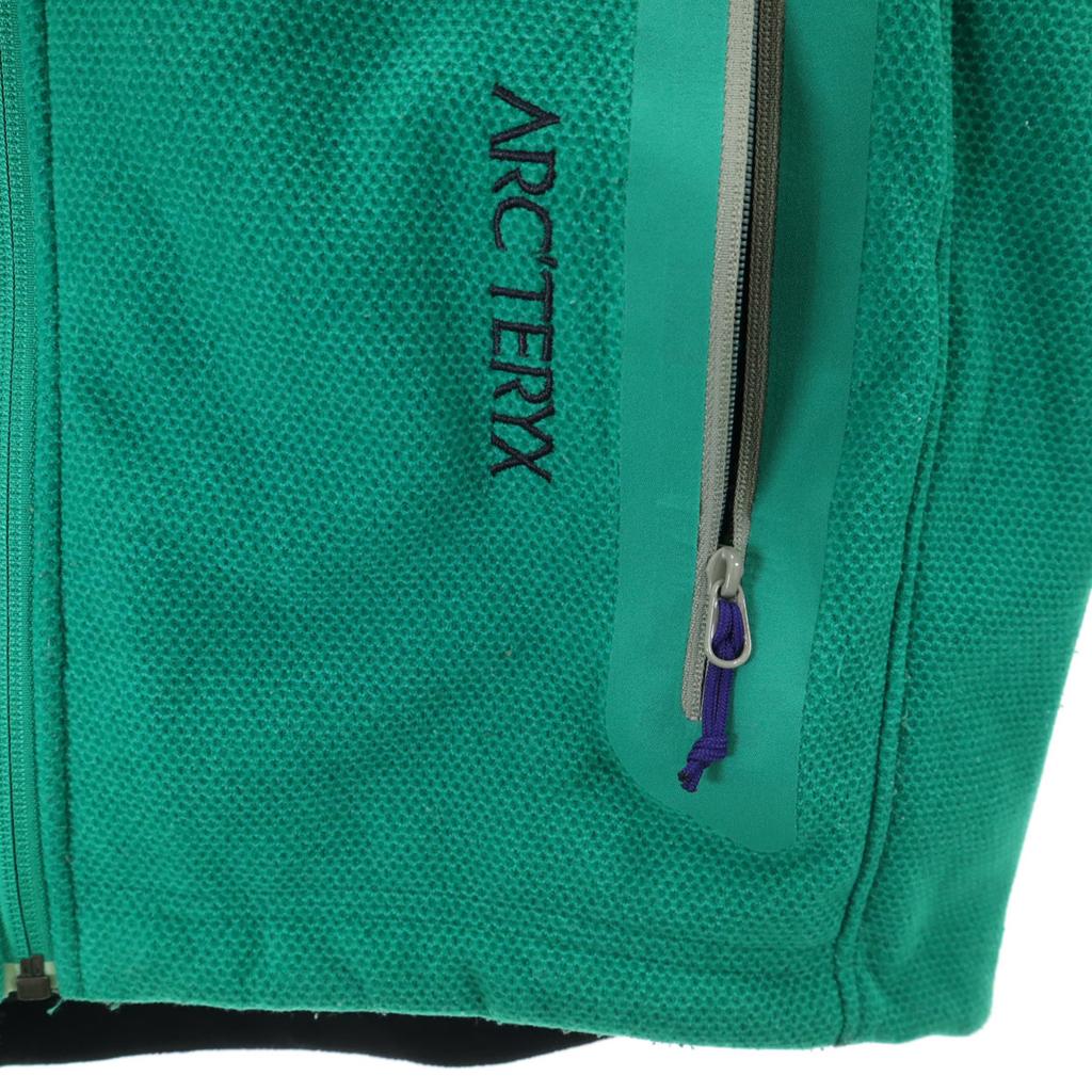 ARC'TERYX Куртка с капюшоном Polartec Strato S зеленая Флис с начесом Мужская Б/у