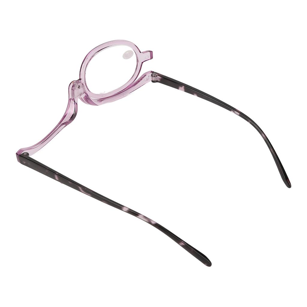 Очки для макияжа с одинарной линзой, увеличительные, откидные, вращающиеся очки для макияжа для глаз +2.50