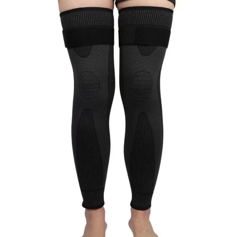 Расширенный кружевной наколенник Дышащий эластичный вязаный спортивный наколенник