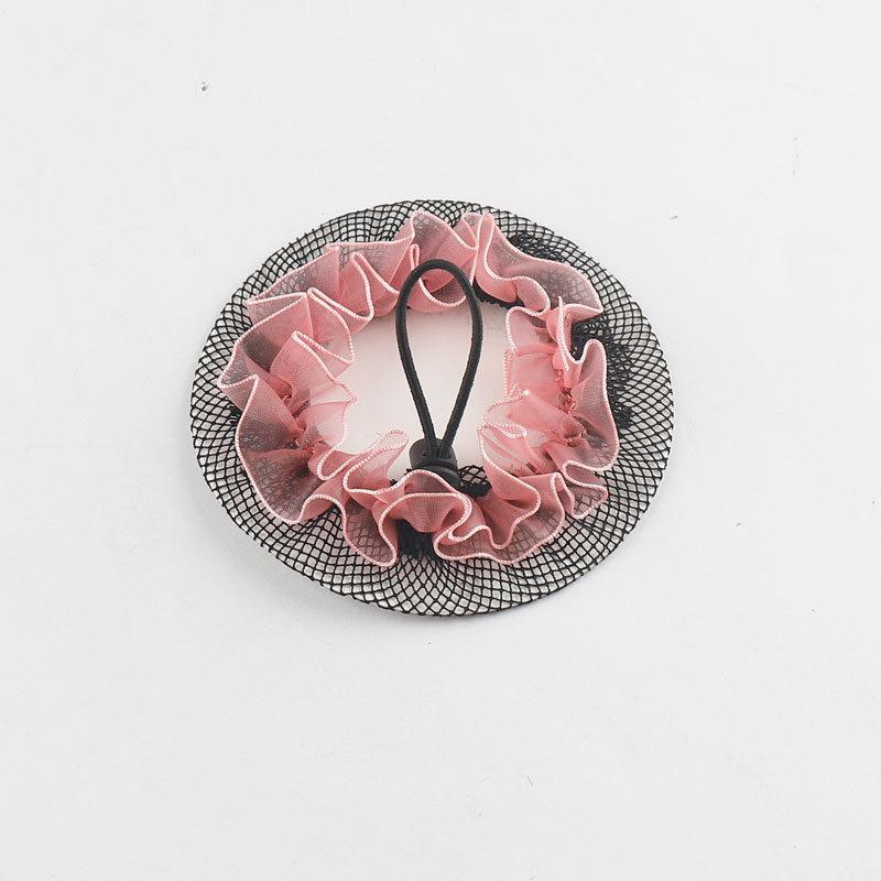 Невидимая сетка для волос, сетчатый карман, бесшовная повязка на голову для девочек, головные уборы для балета и танцев, пучок для волос, головной убор, аксессуары для волос, головной убор