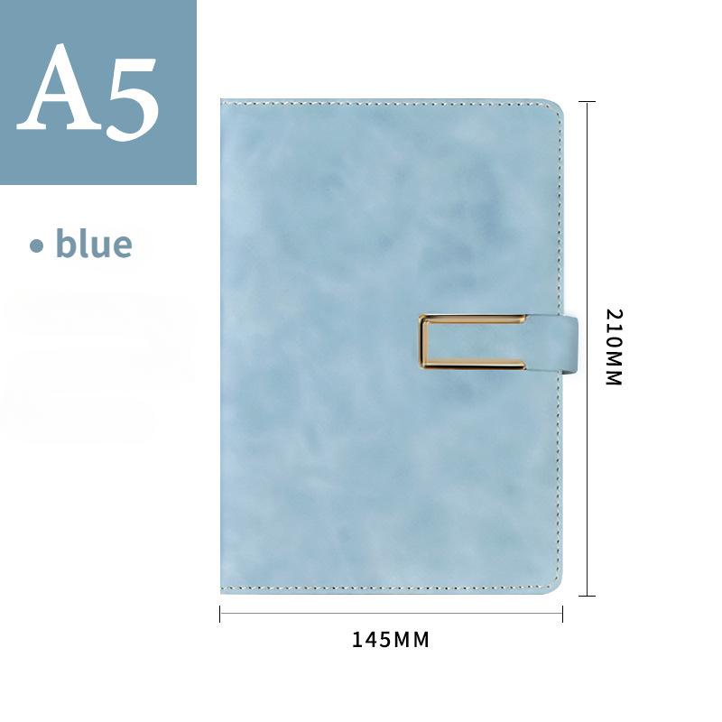 A5 Magnetic Buckle Notebook Business Office Diary Handbooks 240 Pages Notepad
