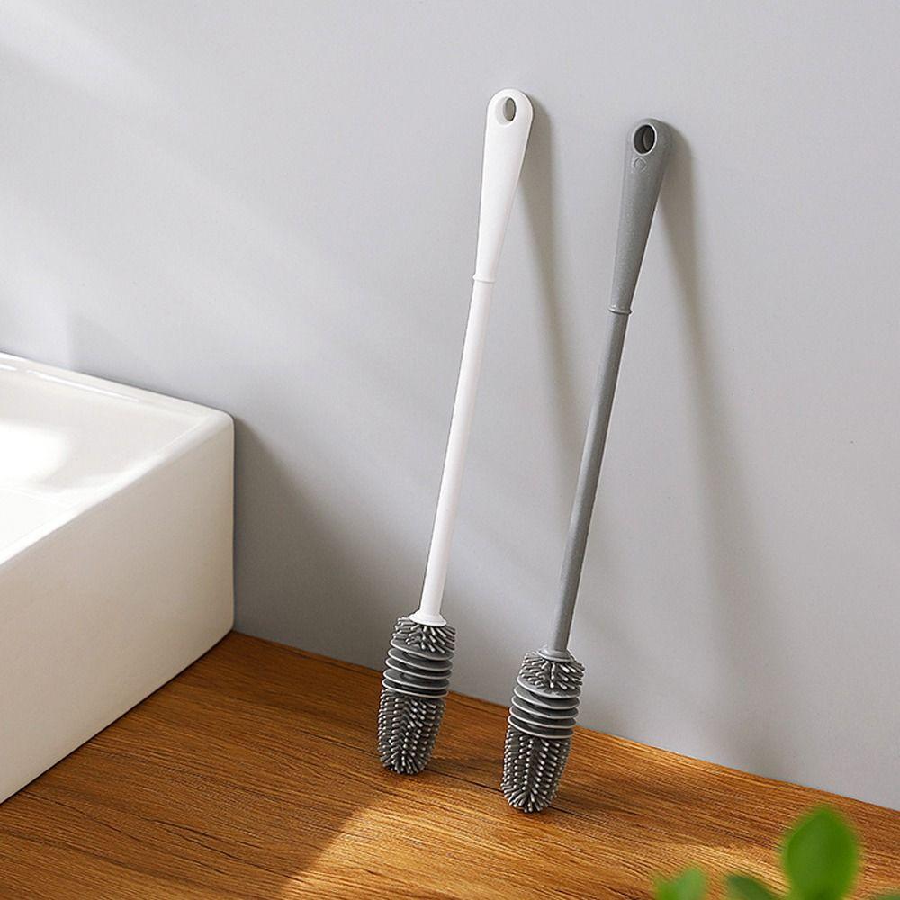 Cleaning Brush Multi-function Silicone Cleaning Tool Glass Cleaner Milk Bottle Brush Cup Scrubber