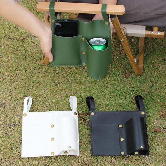 Износостойкий органайзер для хранения стульев со шнурком. Практичная многофункциональная боковая подвесная сумка для уличных предметов.