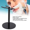Shaver Holder Convenient Plastic Shaving Brush Stand for Bathroom for Wash Room Black