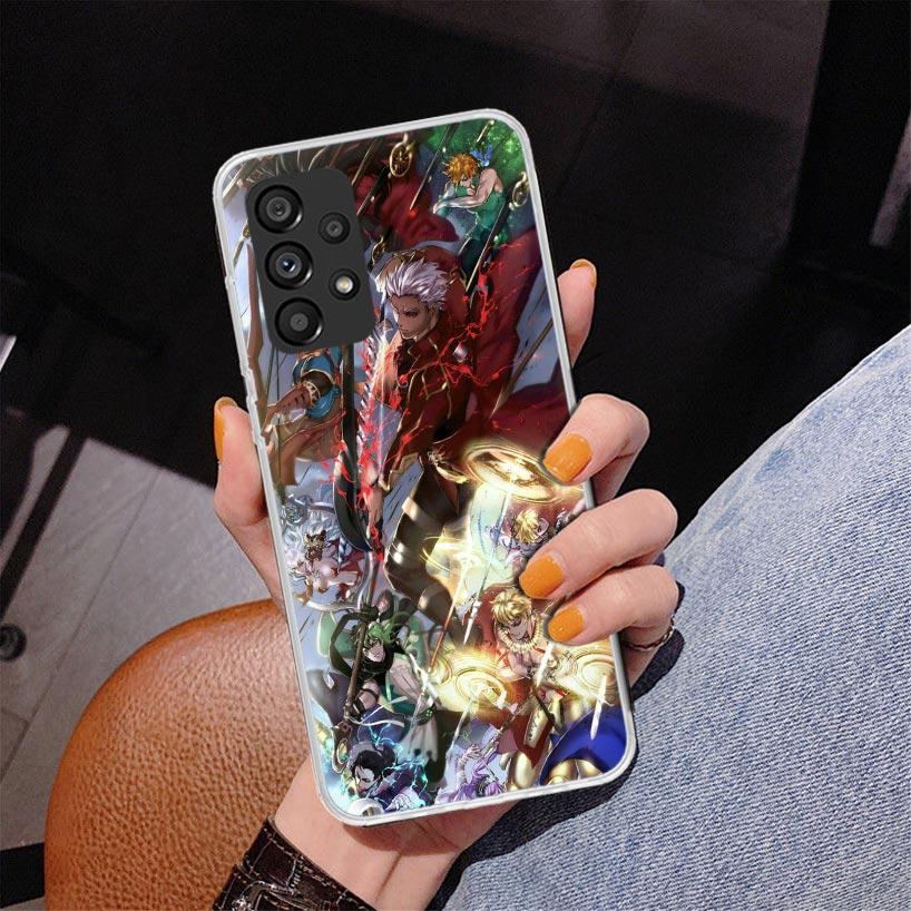 Чехол для телефона Fate Zero Stay Night Saber для Samsung Galaxy A17 A37 A57 A16 A26 A36 A56 A15 A14 A13 A55 A54 A53 A35 A34 A33 A25 A24