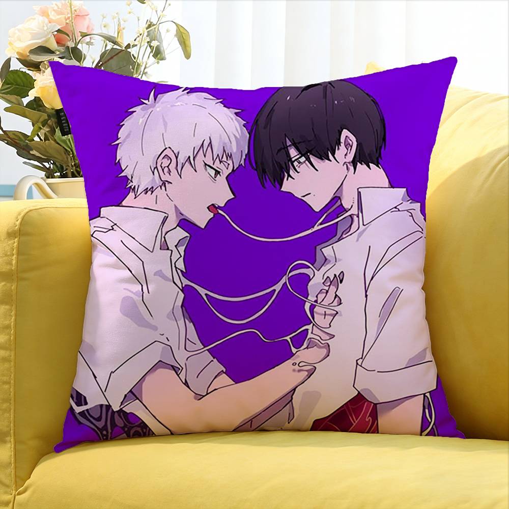Anime T-The Summer Hikaru Died Various Sizes Square Pillow Case For Car Home Bedchamber Decor