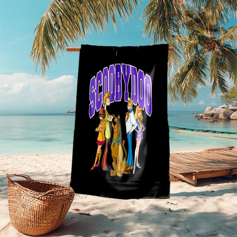 Halloween fantasy comedy adventure cartoon movie Scooby-Doo towel outdoor camping vacation swimming beach towel outdoor absorbent bath towel Y5