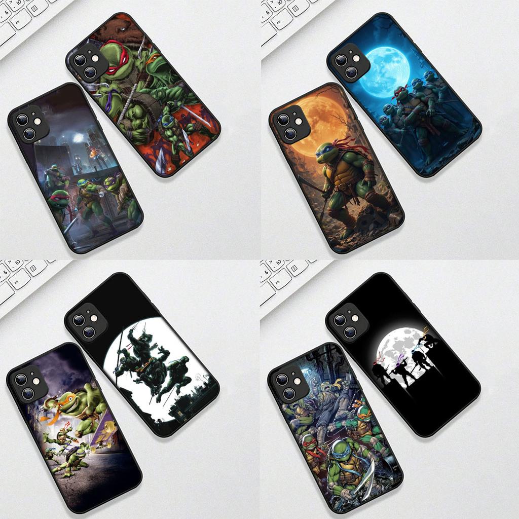 Casing for Apple iPhone 17 Pro XS Max Air 6 7 8 Plus 5 + SE 2022 SE2 16E Phone Cover Soft Case Ninjas Poster Turtles Wallpaper