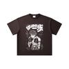 260 GSM Double Yarn 32 Count 100% Cotton Hajime no Ippo V8 Volg Print Unisex Heavy Cotton T Shirt