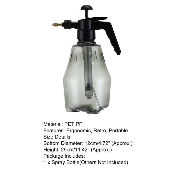 Бутылка-распылитель, нескользящая, водонепроницаемая, 2 режима, верхний насос, полупрозрачный садовый инструмент для растений Mister