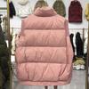 МОДА Пуховый жилет женский 2024 и зимняя новая куртка с большим карманом и прошитыми рукавами из белого утиного пуха утолщенный жилет женская одежда