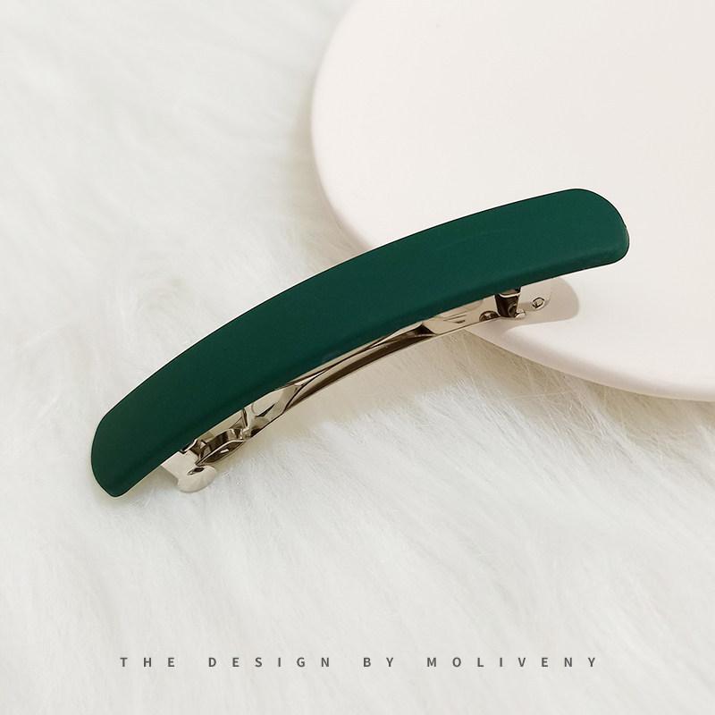 Матовая заколка для волос в корейском стиле для женщин и девушек - Простой и элегантный повседневный аксессуар