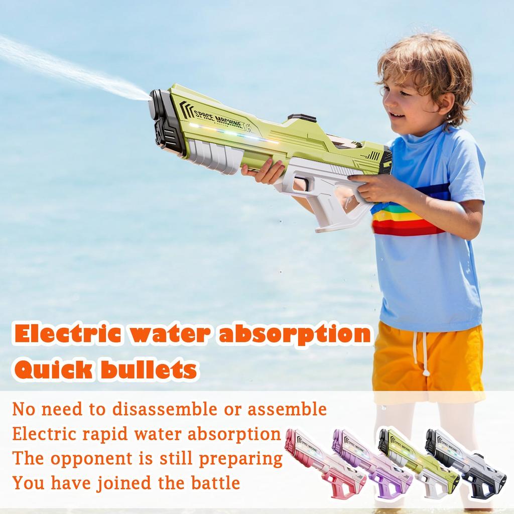 Электрический фонтанчик для брызг воды, фестивальные игрушки, автоматическое поглощение воды, сильный распылитель воды для детей, вода под высоким давлением