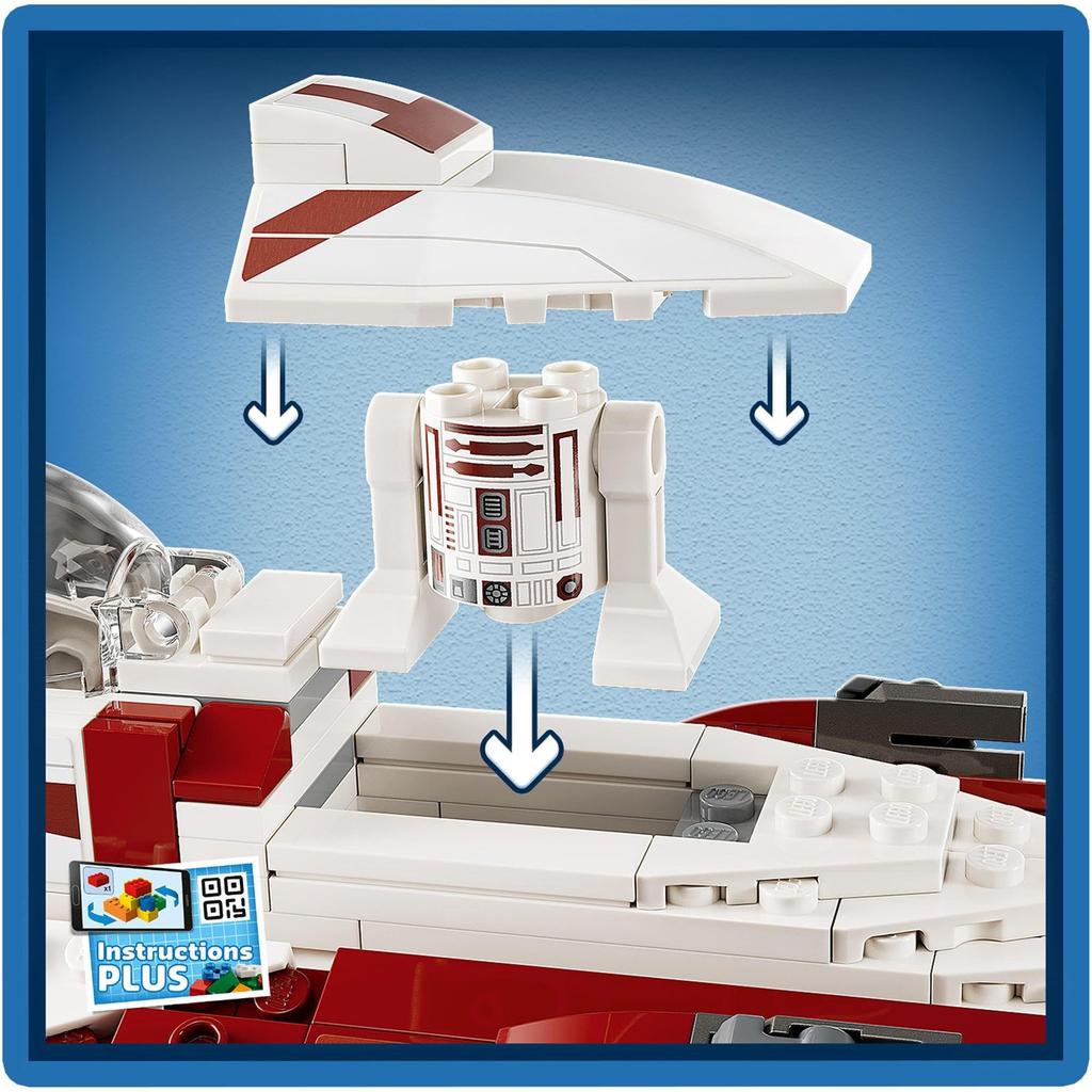 LEGO Star Wars Jedi Starfighter 75333 Игрушечный блок Present Space Boy Мальчики от 7 лет и старше Оби-Ван Кеноби (TM)