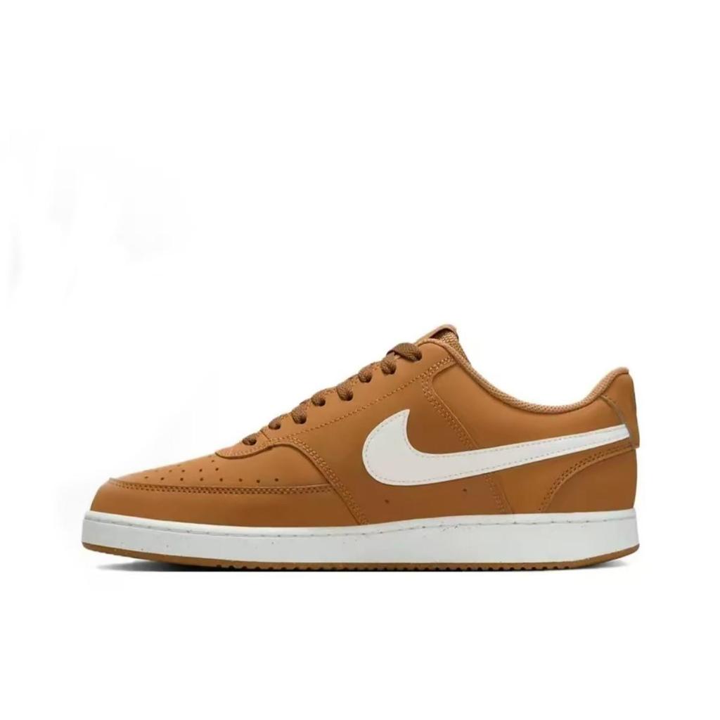 Nike Court Vision V2 Coverage Abrasion Resistant Slip Resistant Low top Skateboard Shoes Unisex Yellow Black HV8139-700(Team59-)