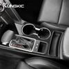Настоящая мягкая наклейка из углеродного волокна для Kia Sportage 2017 2018    Леворульный автомобиль Панель переключения передач Панель подстаканника Внутренняя отделка