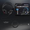 Игровые наушники Voistek V9 с объемным звуком, с аудио, совместимые с регулировкой громкости и регулируемым оголовьем, гарнитура, 7.1-канальное управление,