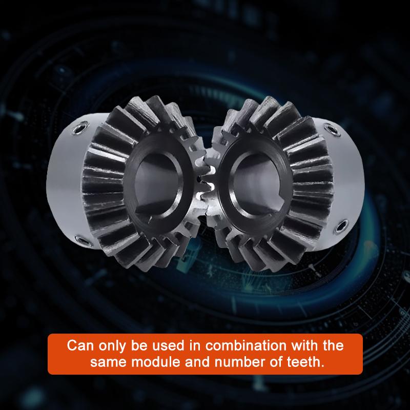 Bevel Gear 2M 30 Tooth Hole 12/14/15/16/17/18/20/22/24/25/28 Standard Hole 45 Steel Tooth Surface Quenching Screw Hole Fixed