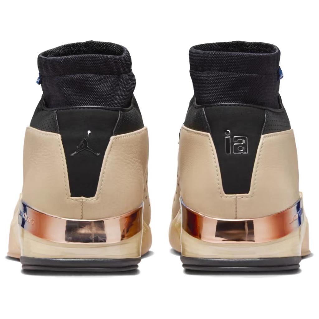Infinite Archives x Air Jordan 17 Retro Low Beach Унисекс Кроссовки Бежевый Металлик-Серебристый Черный IH0177-200