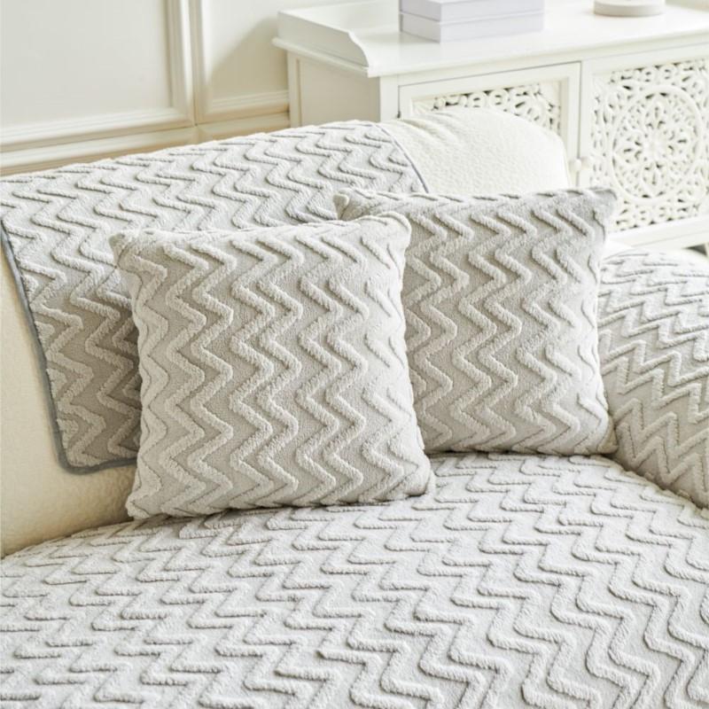 Зимний теплый чехол Funda Sofa Mats Living Home Нескользящий волнистый жаккардовый диван Подушка Чехлы для дивана