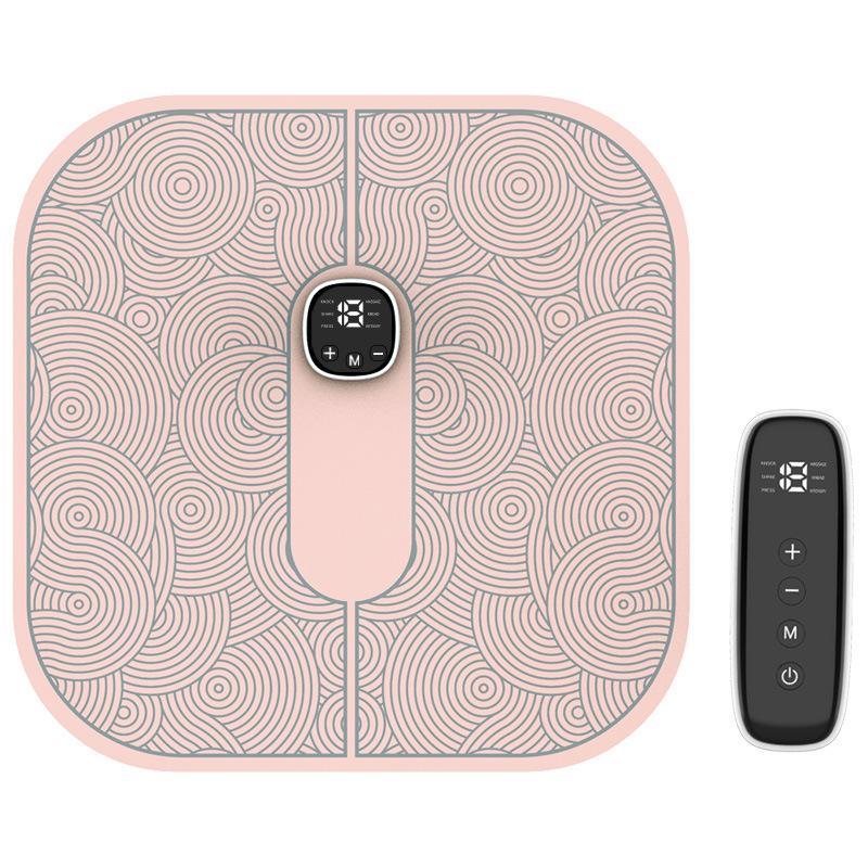 Трансграничная массажная подушка для ног Портативный массажер для ног Физиотерапевтический педикюрный аппарат Пластиковый массажер для ног можно сложить.