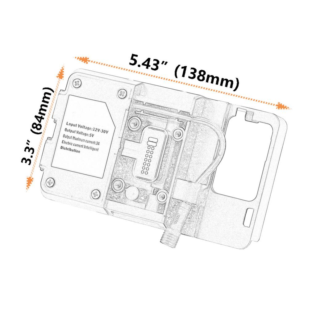 Аксессуары для навигационного кронштейна для мобильного телефона с USB-зарядным устройством для BMW R1200GS LC&Adventure S1000XR