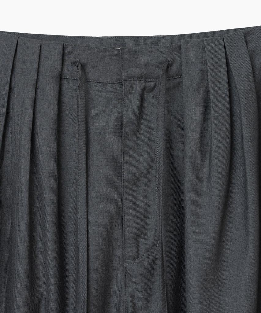 MILLO ARCHIVE Urbandent Curved String Pants [Charcoal Gray]