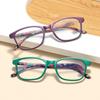 Антисиние очки высокой четкости с принтом в стиле ретро для мужчин и женщин, предотвращающие усталость, очки для чтения, очки