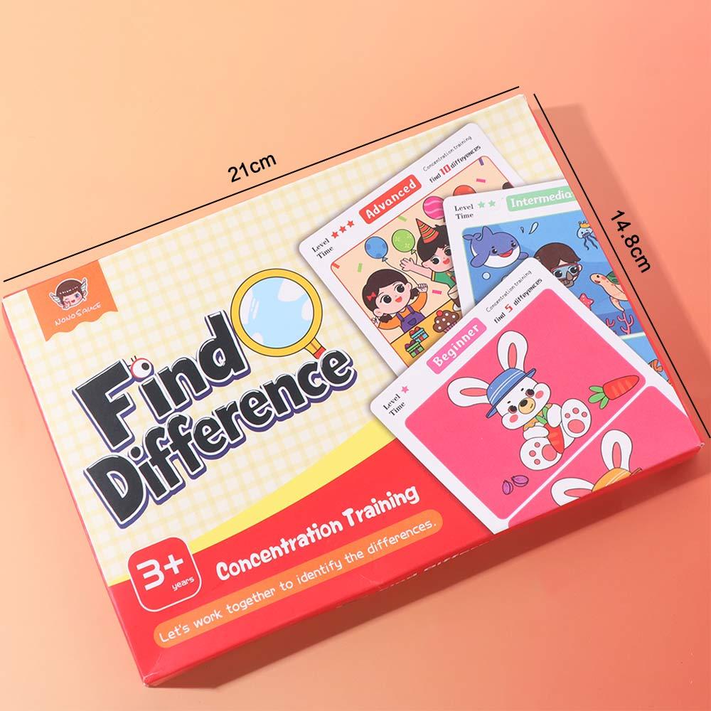 Find The Difference Concentration Training Game Picture Books Puzzle Toy  Development Toy