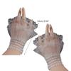 Wrist Cuffs for Women Pleated Lace Cuffs Detachable Shirt Fake Sleeve Cuffs Anti-uv Wedding Cuffs Accessories