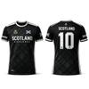 2026 Scottish Flag Printed T-shirt Summer Breathable Speed Drying Sports Football Suit Men's Daily Training Suit Fan Gift