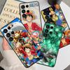 Anime O-ness P-ieces Zoro Luffy For Samsung M62 M52 M33 M32 M31 M30 M23 M22 M21 Note 20 10 9 8 Ultra Plus Lite Black Phone Case