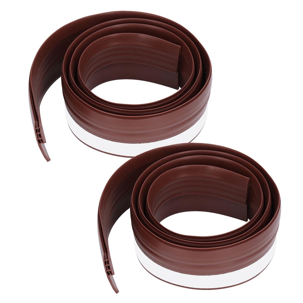 2 шт. Дверной уплотнитель Самоклеящийся TPE Под уплотнитель Звукоизоляционный Нижний Уплотнитель от непогоды