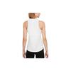 Nike Dri-FIT One Luxe однотонный круглый вырез майка женская топы белый DD0616-100