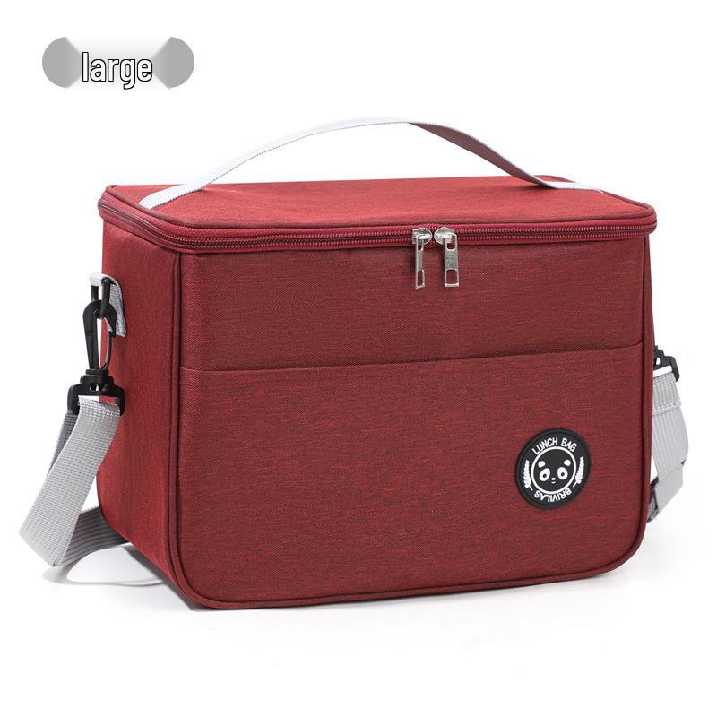 Изолированная сумка-тоут для подогрева ланча - Большая вместимость, сумка для бенто для офисных работников