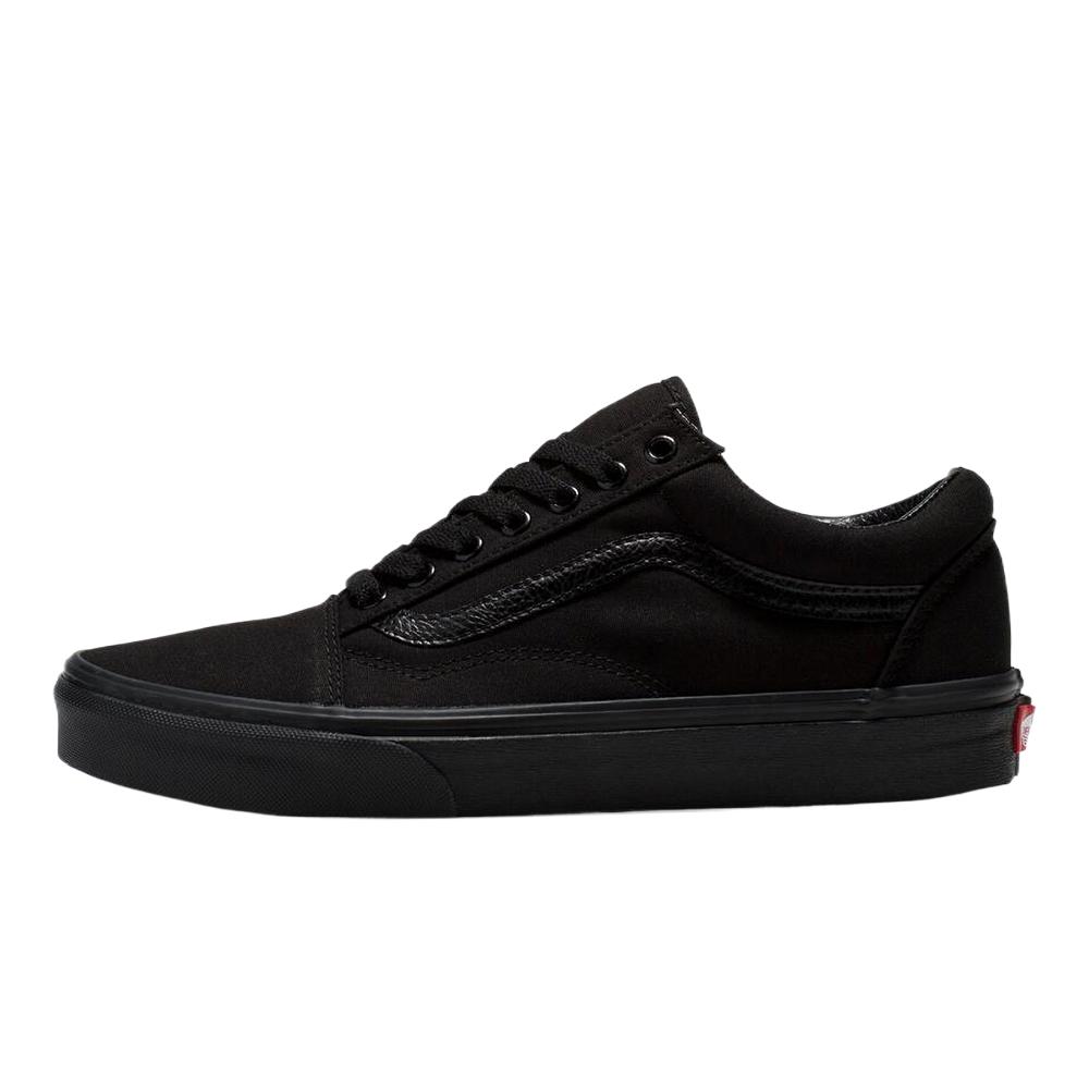Vans Old Skool Однотонные Мягкие Удобные Низкие Кеды для Скейтбординга Унисекс Черные VN000D3HBKA1