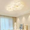 Living Room Light Ceiling Light Full Spectrum Eye Protection Creative Flowers Children's Room Light Cream Breeze Warm and Romantic Bedroom Light