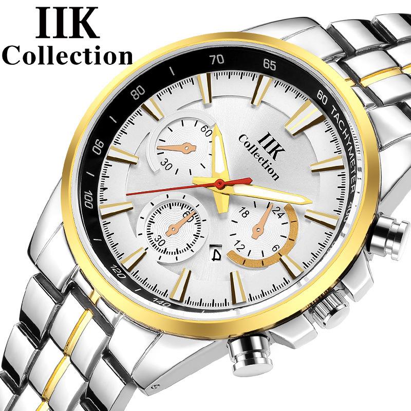 IIK Seiko Watch Life Водонепроницаемые часы Модные часы Мужские часы