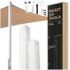 Garden pole for shade sail - white