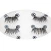10 Pairs Cosmetic Makeup Tool Black Natural Fake Half Corner False Eyelashes Mini