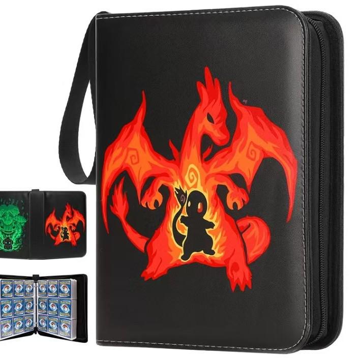 Pokémon Card Collection Book: 4-Grid & 9-Grid PU Game Album
