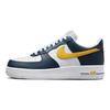Nike Air Force 1 07 Embossed Hoops - Темно-Обсидиановые мужские кроссовки Сине-белые University-Gold FJ4209-400