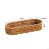 Корзина для хранения Хлебные корзины Вилки Ложки Хранилища Органайзер Плетеный Сервировочный Ручной работы для Дома