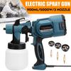 Электрические краскопульты Высокая мощность Бытовой электрический краскораспылитель 5000 Вт с 3 форсунками Легкое распыление и очистка для начинающих 110 В-220 В