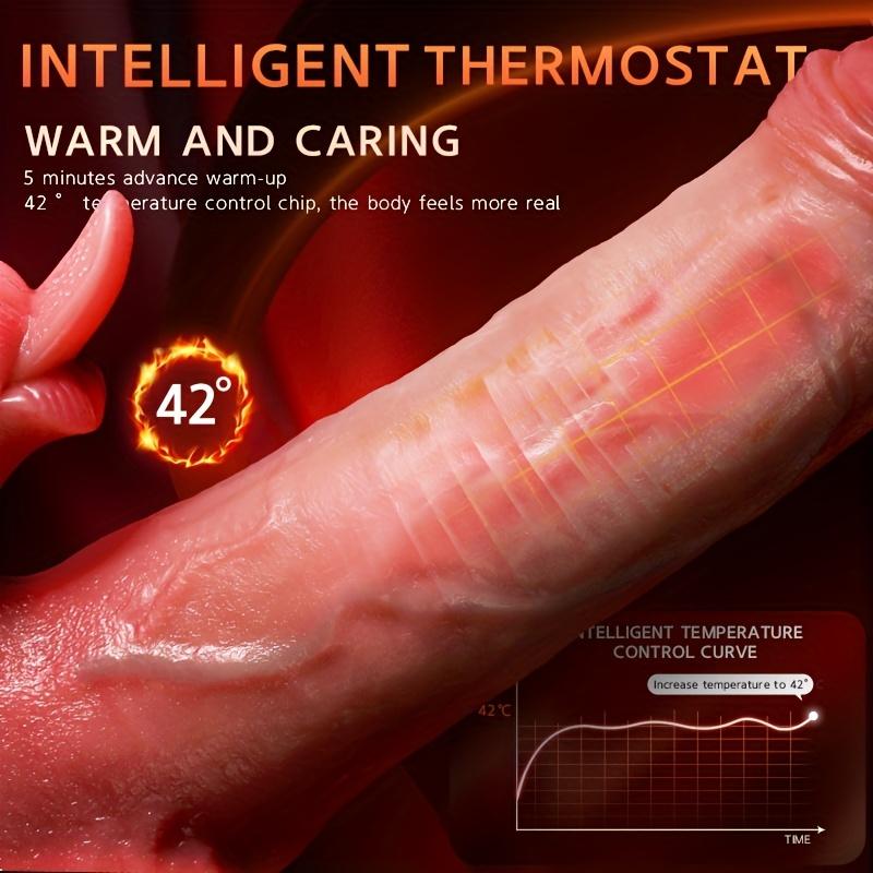 Имитация вибрации, дистанционное управление, функция нагрева, стимуляция точки G, вагинальный массаж, эргономичный дизайн, тихая работа, секс-игрушка для взрослых женщин